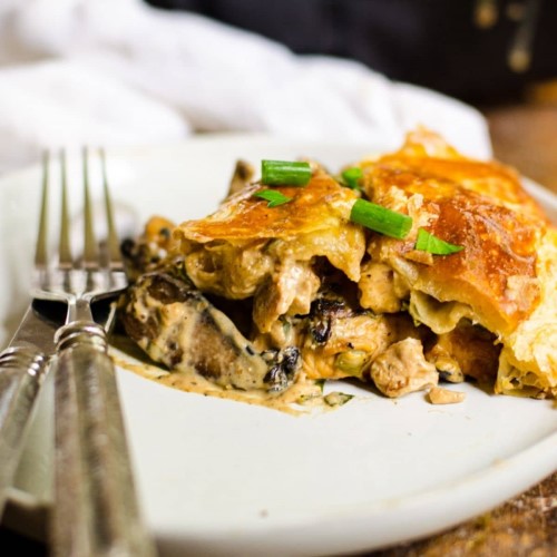 Chicken & Mushroom Pie